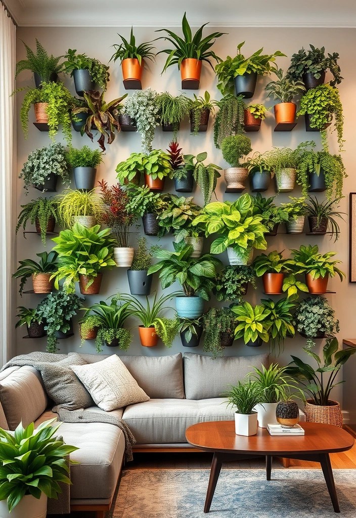 20 Creative Ways to Maximize Your Apartment Space That Will Leave You in Awe! - 1. Vertical Gardens for Fresh Air