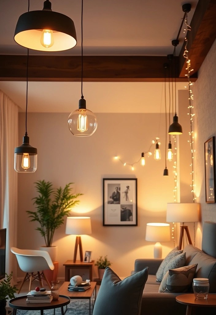 20 Creative Ways to Maximize Your Apartment Space That Will Leave You in Awe! - 13. Creative Lighting Solutions