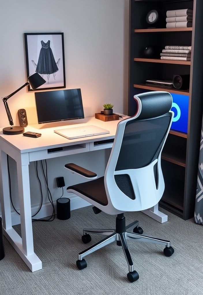 11 Affordable Home Office Setups That Will Boost Your Productivity Instantly! - 5. Tech-Savvy Setup