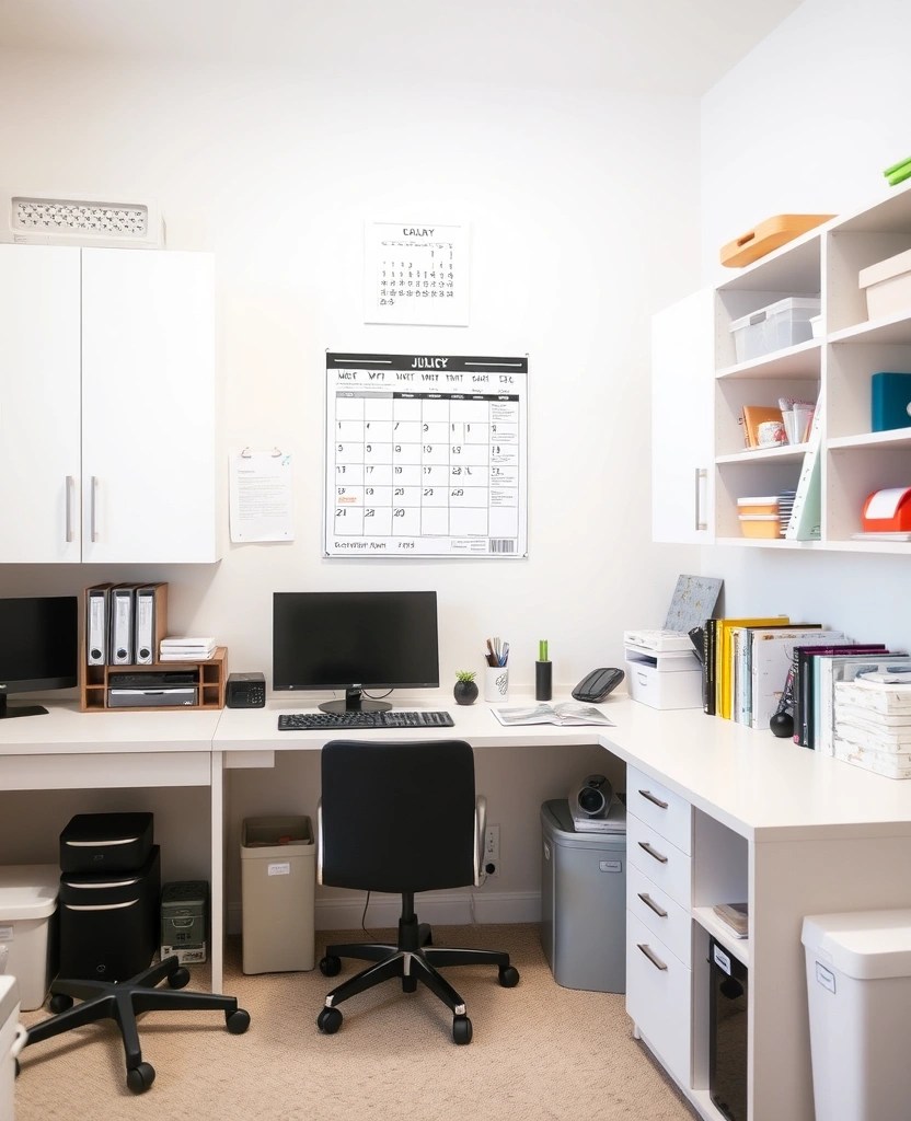 11 Affordable Home Office Setups That Will Boost Your Productivity Instantly! - 9. Organized Efficiency