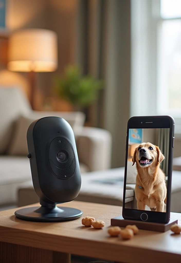 11 Smart Pet Toys That Will Keep Your Pets Entertained for Hours (You Can't Miss #8!) - 5. Smart Pet Camera with Treat Dispenser