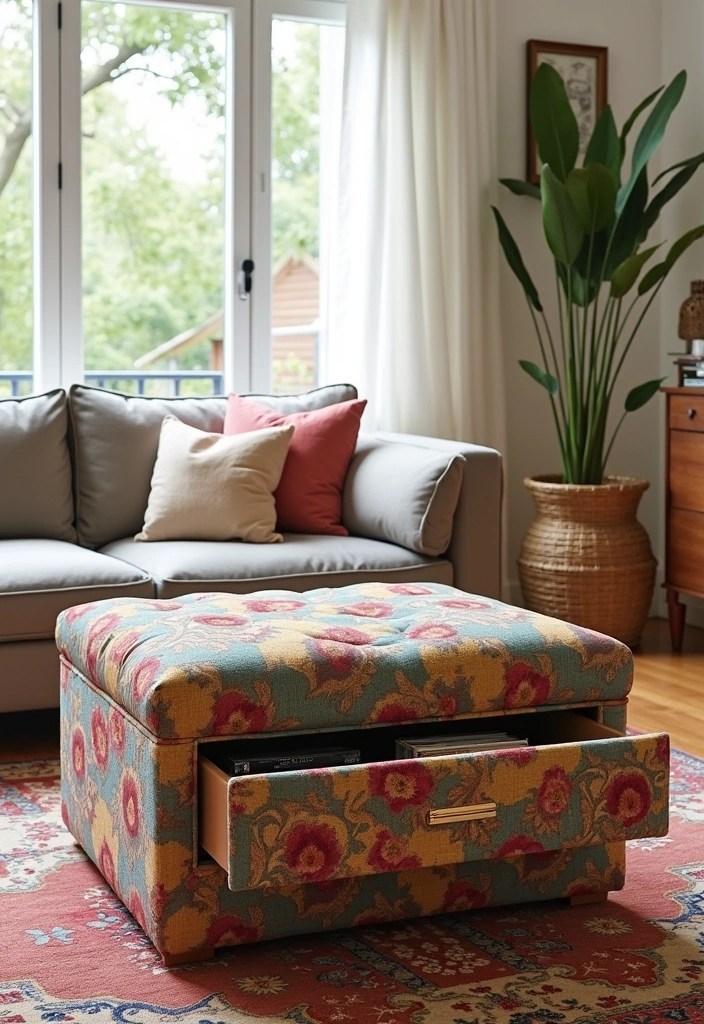 12 Creative DIY Furniture Projects You Can Make This Weekend (You'll Love #4!) - 11. Multi-functional Ottoman