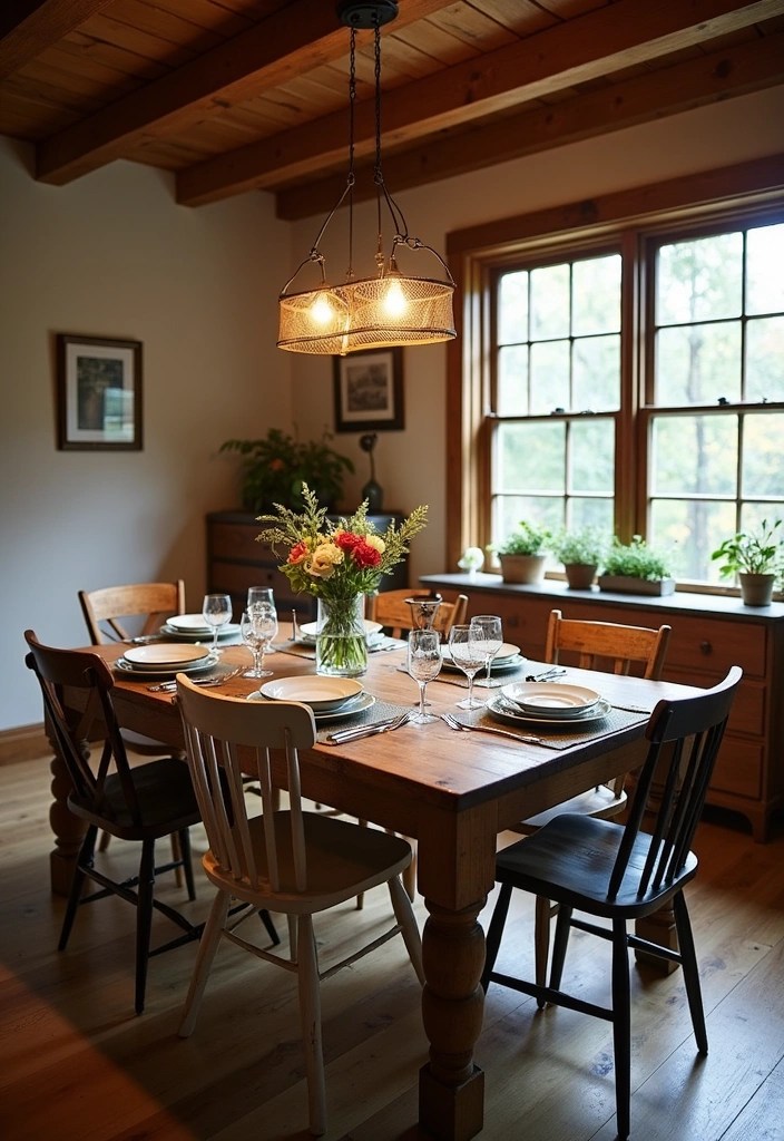 12 Creative DIY Furniture Projects You Can Make This Weekend (You'll Love #4!) - 8. Reclaimed Wood Dining Table