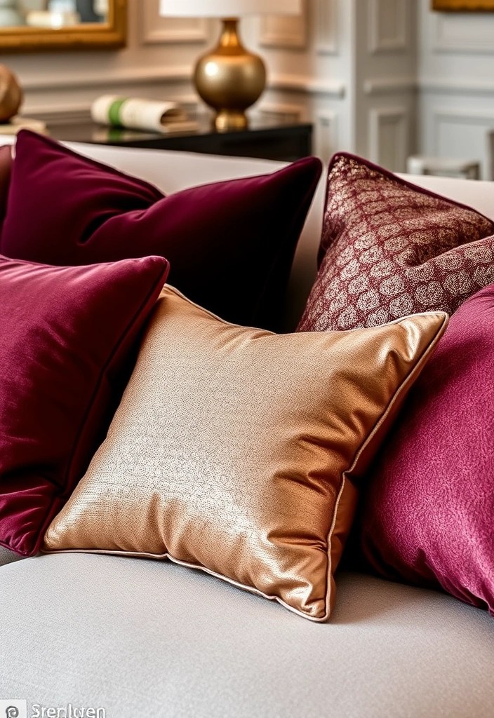 14 Chic Home Accessories for That Luxurious Look on a Budget (#7 Will Surprise You!) - 1. Glamorous Throw Pillows