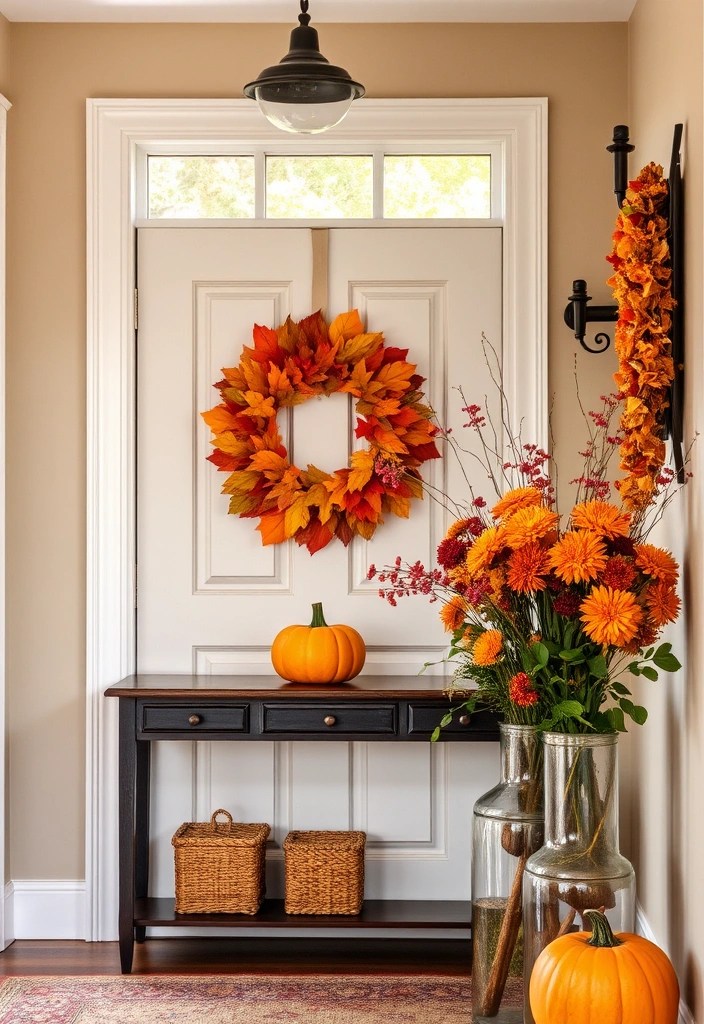 14 Entryway Ideas That'll Make a Stunning First Impression (Your Guests Will Be Amazed!) - 14. Seasonal Decor Changes
