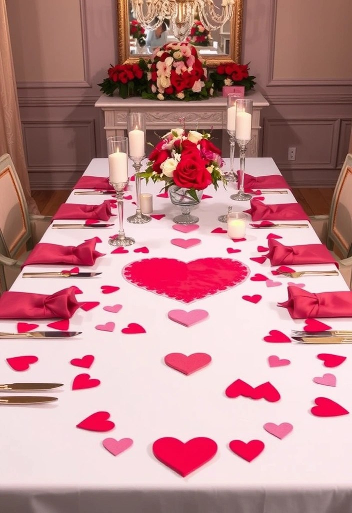 15 DIY Valentine's Home Decor Projects You Can Create in a Weekend! - 11. Valentine’s Day Table Runner