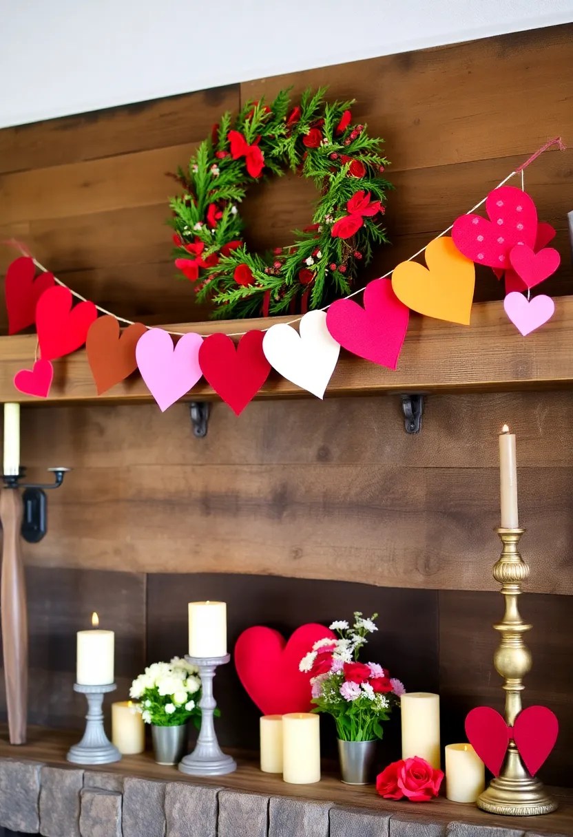 15 DIY Valentine's Home Decor Projects You Can Create in a Weekend! - 3. DIY Heart Garland