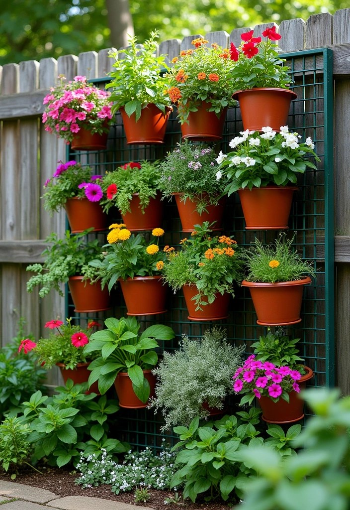 18 Stunning Backyard Makeovers That'll Make You Want to Move Outside! - 11. Colorful Vertical Garden