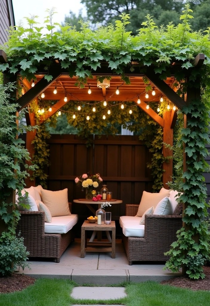 18 Stunning Backyard Makeovers That'll Make You Want to Move Outside! - 7. Charming Pergola Retreat