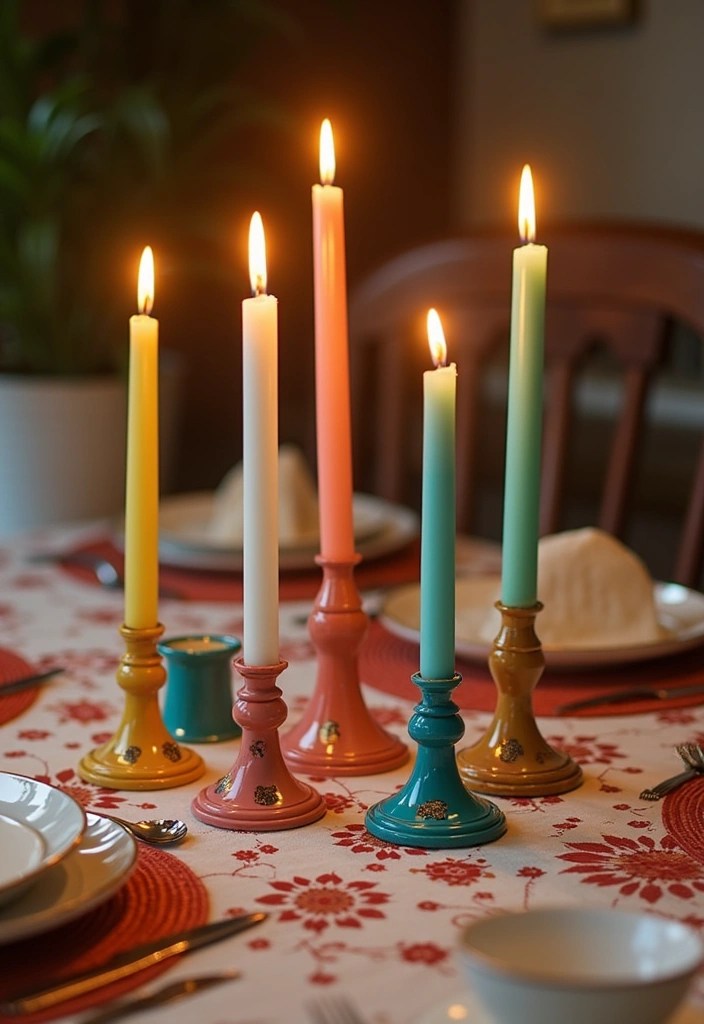 21 Retro Home Accessories That'll Add a Fun Twist to Any Room! (You’ll Love #15!) - 11. Retro Candles