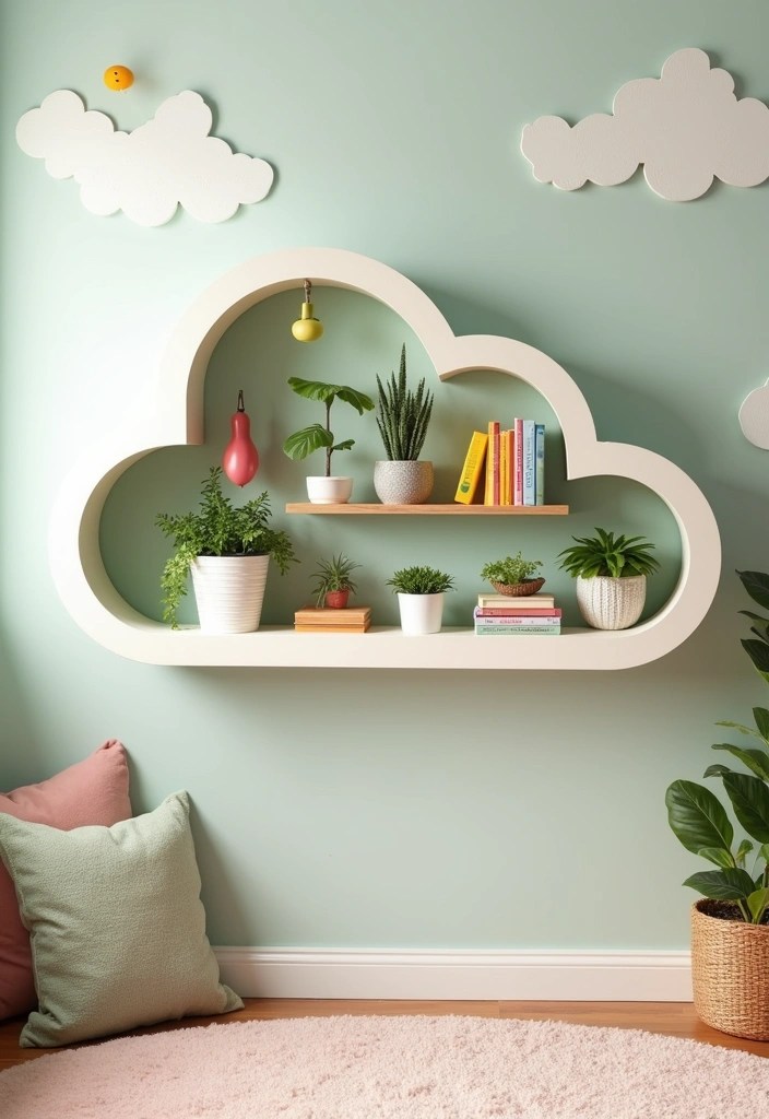 21 Retro Home Accessories That'll Add a Fun Twist to Any Room! (You’ll Love #15!) - 12. Quirky Wall Shelves