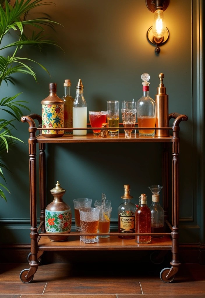 21 Retro Home Accessories That'll Add a Fun Twist to Any Room! (You’ll Love #15!) - 19. Vintage Barware