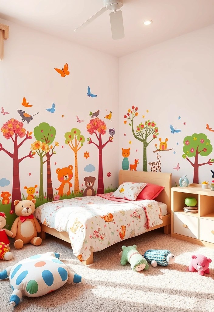 23 Unique Wall Decor Ideas That'll Make Your Home Stand Out! - 12. Wall Decals and Stickers