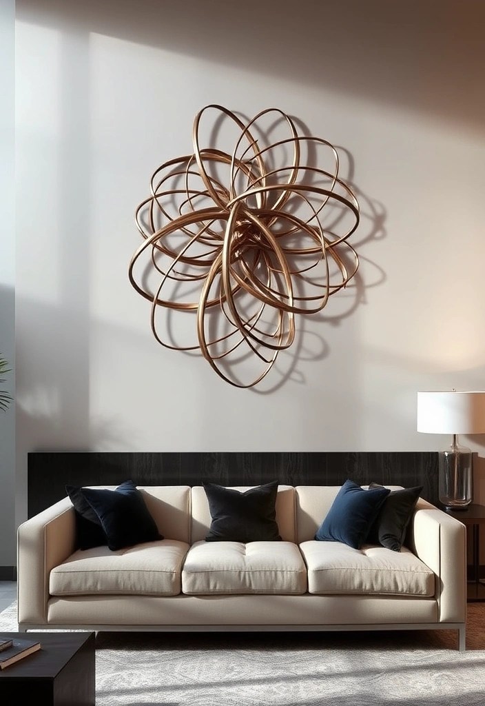23 Unique Wall Decor Ideas That'll Make Your Home Stand Out! - 16. Sculptural Wall Art