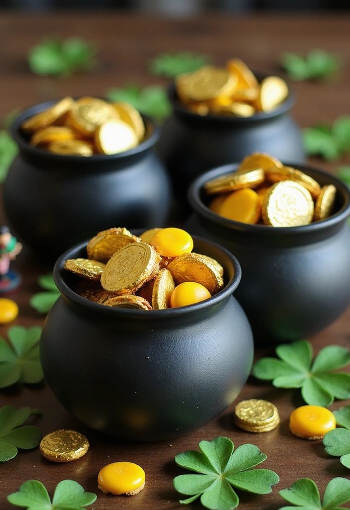 14 Fun St. Patrick's Day Kids' Crafts That Will Fill Your Home with Laughter and Joy! - 5. Pot of Gold Treat Jars