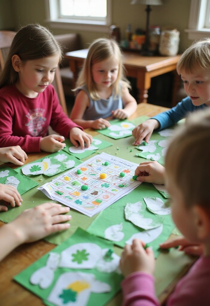 14 Fun St. Patrick's Day Kids' Crafts That Will Fill Your Home with Laughter and Joy! - 7. St. Patrick's Day Bingo Game