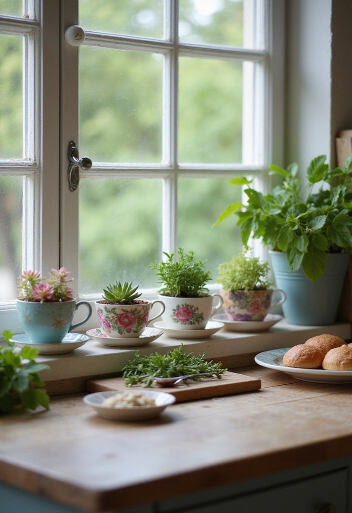 15 Fun Plant Holders That'll Make Your Home Bloom with Personality! - 11. Vintage Teacup Planter