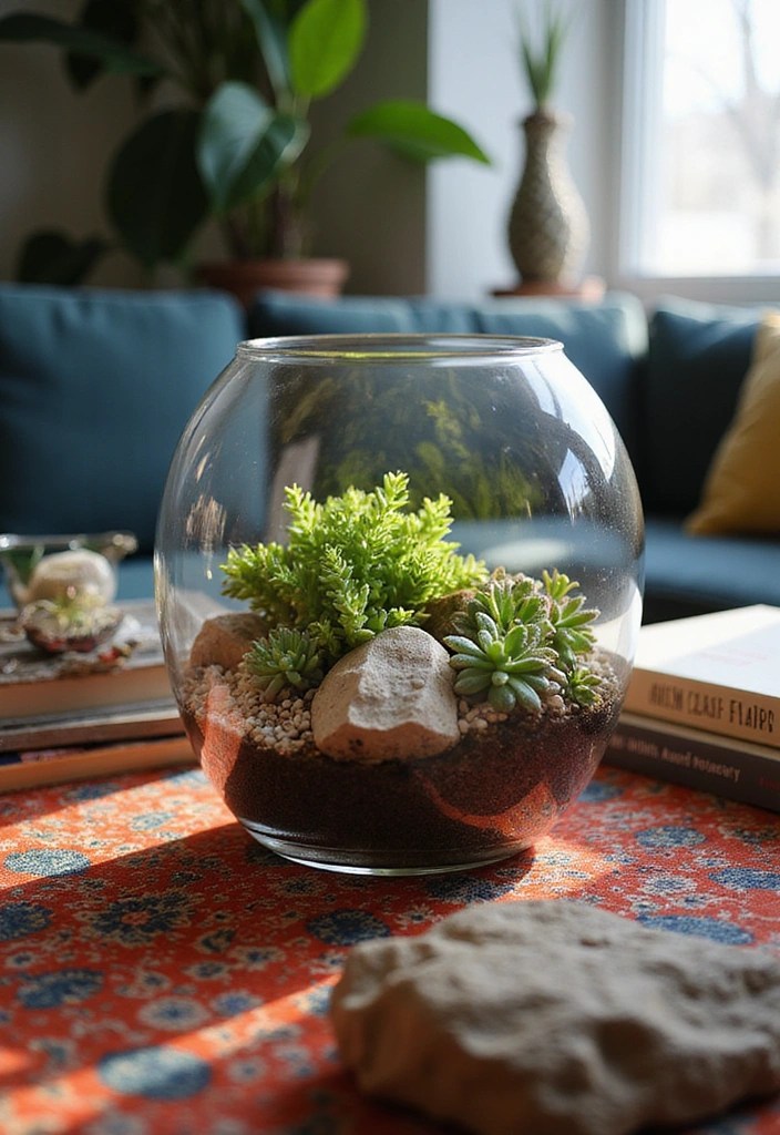 15 Fun Plant Holders That'll Make Your Home Bloom with Personality! - 13. Funky Glass Terrarium