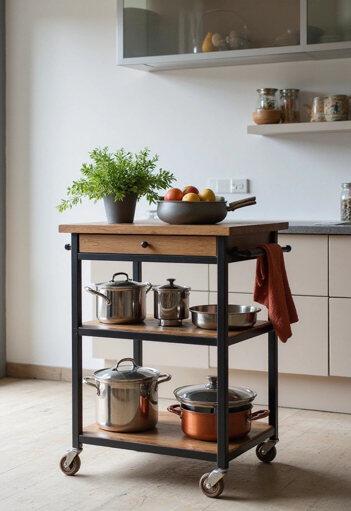 18 Genius Kitchen Organization Hacks That Will Change Your Life (Don't Miss #7!) - 11. Kitchen Cart