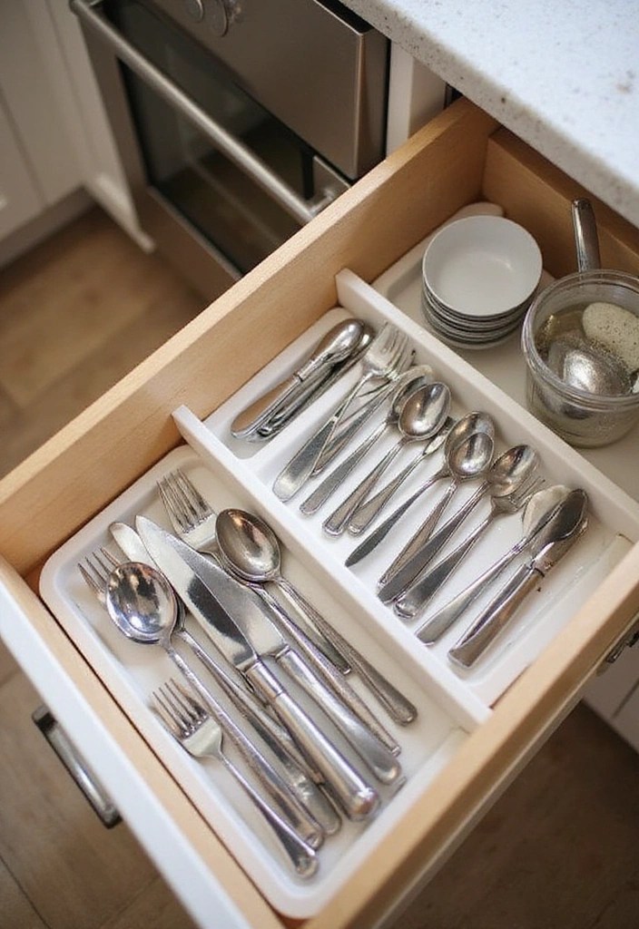 18 Genius Kitchen Organization Hacks That Will Change Your Life (Don't Miss #7!) - 7. Drawer Dividers