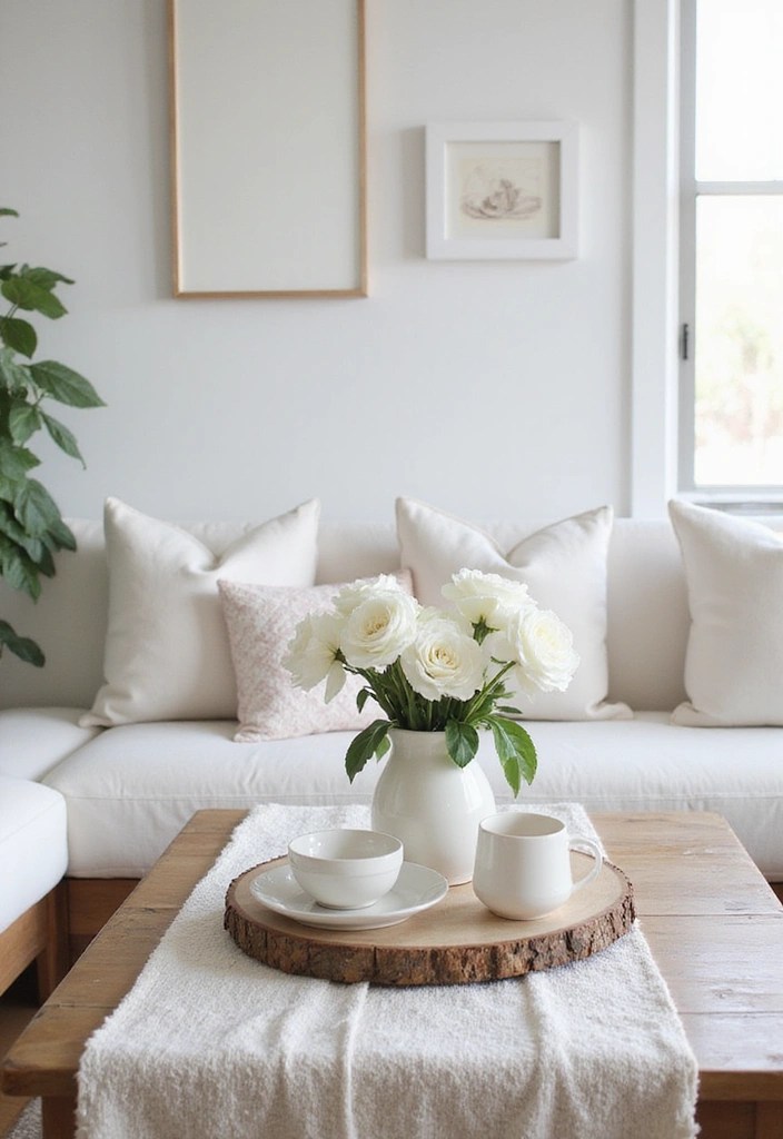 20 Coffee Table Decor Ideas You Must Have (Your Guests Will Be Jealous of #8!) - 16. Monochromatic Palette