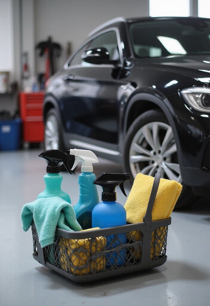 20 Must-Have Garage Accessories That Will Transform Your Space Forever! - 17. Car Cleaning Caddy