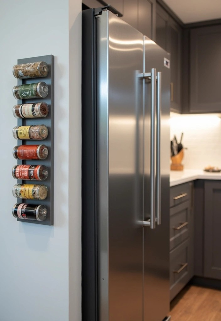 20 Must-Have Storage Pieces for Your Apartment That Will Change Your Life! - 11. Magnetic Spice Rack