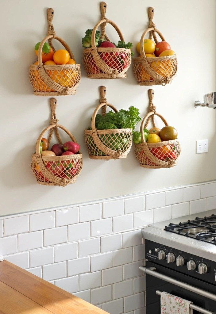 20 Must-Have Storage Pieces for Your Apartment That Will Change Your Life! - 9. Hanging Storage Baskets