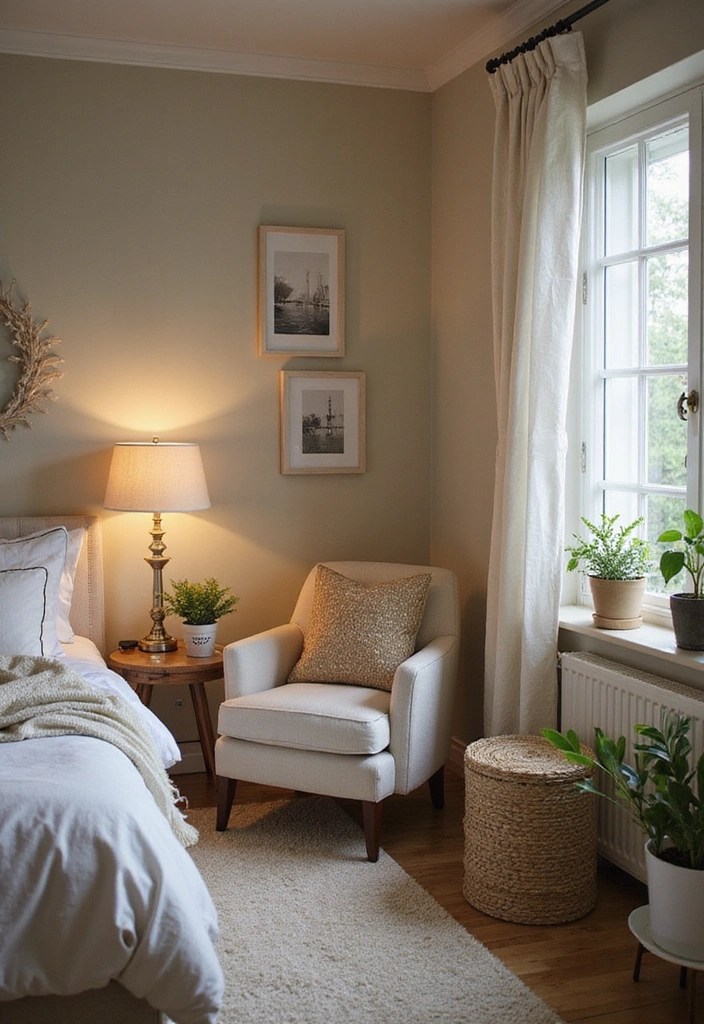 12 Feng Shui Bedroom Layouts That Will Transform Your Small Space into a Sanctuary! - 3. Cozy Corner Nook