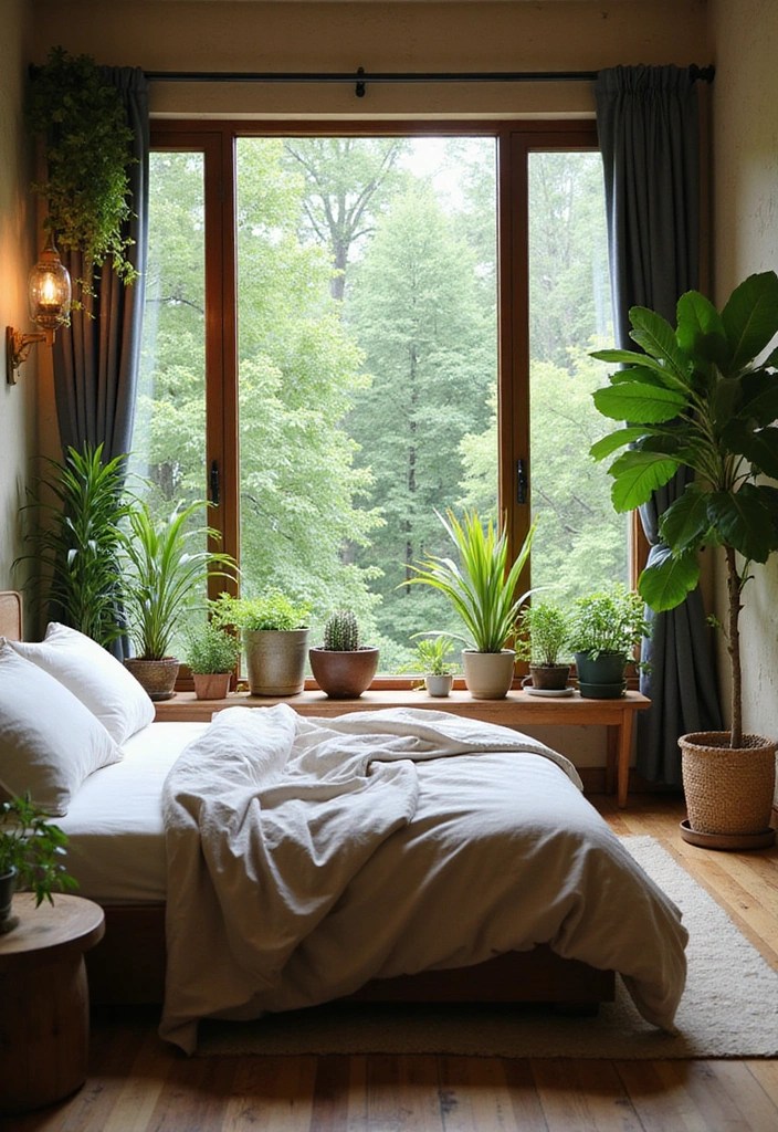 12 Feng Shui Bedroom Layouts That Will Transform Your Small Space into a Sanctuary! - 4. Nature-Inspired Oasis