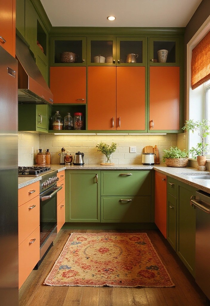 13 Retro Kitchen Designs from the 1970s That Are Making a Comeback (You'll Love #5!) - 13. Retro Color Palettes