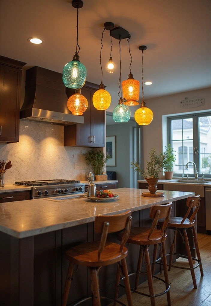 13 Retro Kitchen Designs from the 1970s That Are Making a Comeback (You'll Love #5!) - 6. Vintage Lighting Fixtures