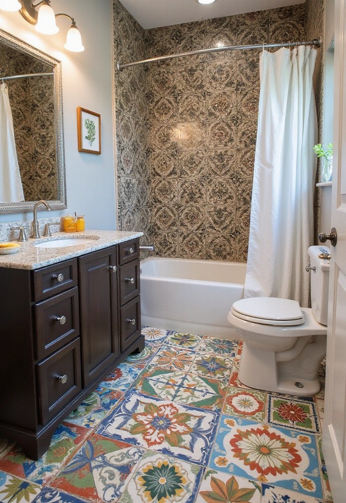 15 Bathroom Renovation Ideas That'll Turn Your Space Into a Spa-Like Oasis! - 13. Unique Tile Designs