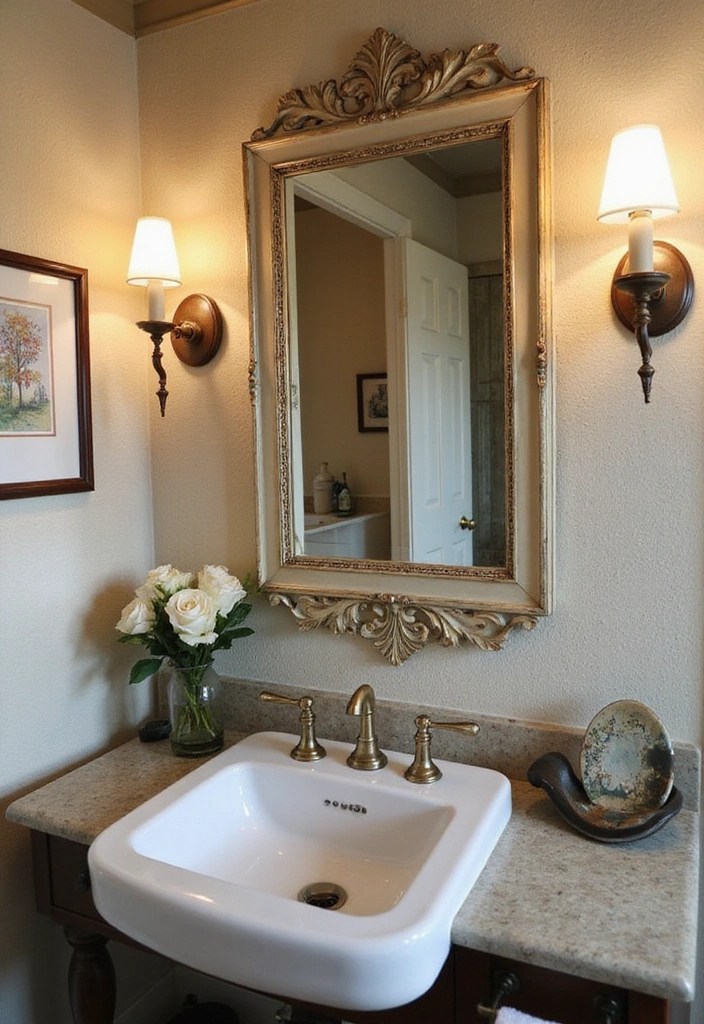 15 Bathroom Renovation Ideas That'll Turn Your Space Into a Spa-Like Oasis! - 8. Vintage Accents