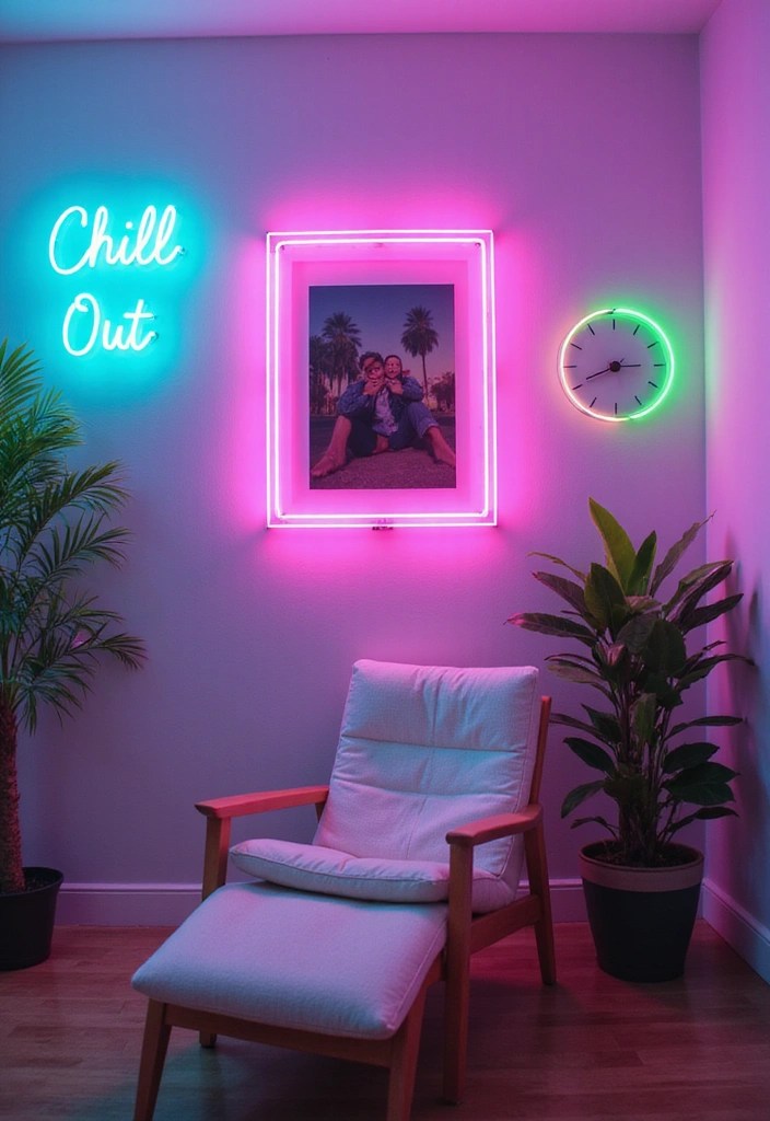 16 Must-Have 90s Home Accessories That’ll Make You Smile Like It's 1999! - 1. Neon Accents