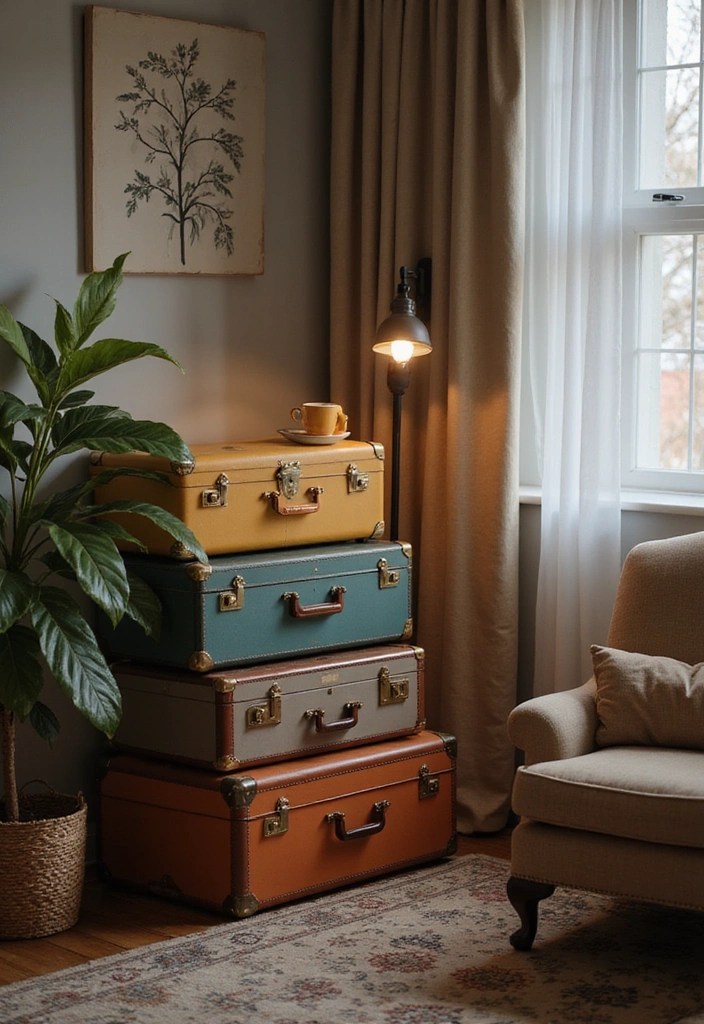 16 Must-Have 90s Home Accessories That’ll Make You Smile Like It's 1999! - 13. Vintage Suitcases