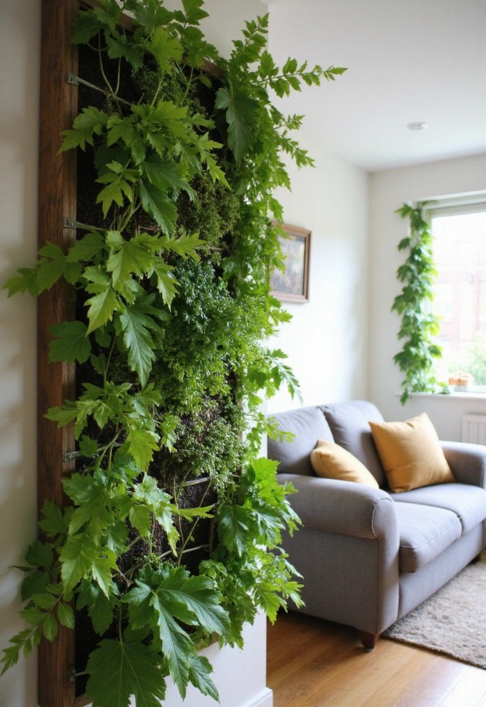 16 Tiny Home Decor Ideas That'll Make Your Space Feel Like a Mansion (#9 Is a Game-Changer!) - 1. Vertical Gardens: Nature Meets Decor