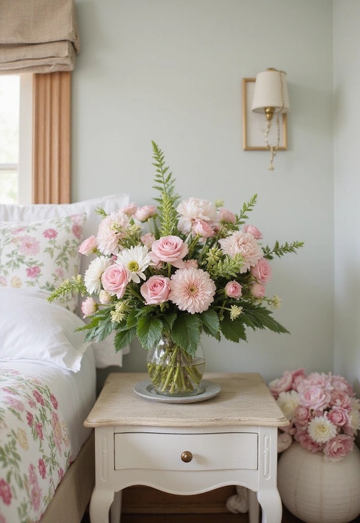 21 Tranquil Bedroom Decor Ideas You Won't Believe Cost Less Than $100! - 13. Add a Touch of Nature with Floral Arrangements