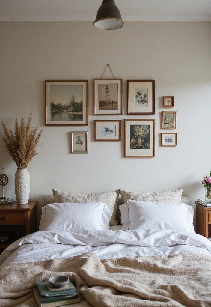 21 Tranquil Bedroom Decor Ideas You Won't Believe Cost Less Than $100! - 19. Incorporate Artwork with Meaning