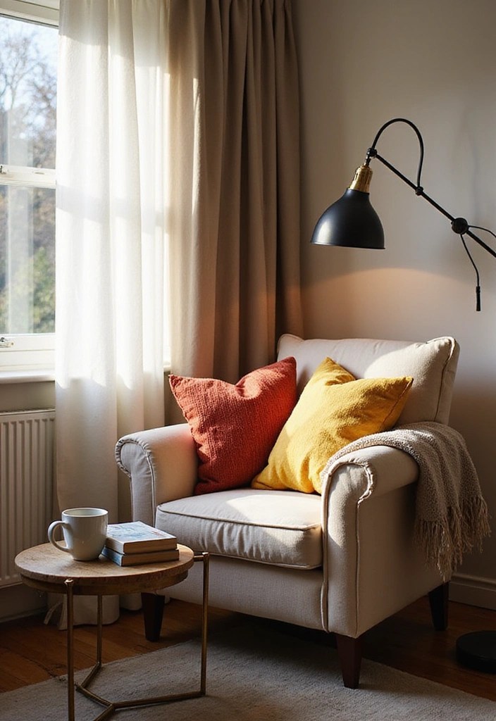 21 Tranquil Bedroom Decor Ideas You Won't Believe Cost Less Than $100! - 3. Create a Cozy Reading Nook