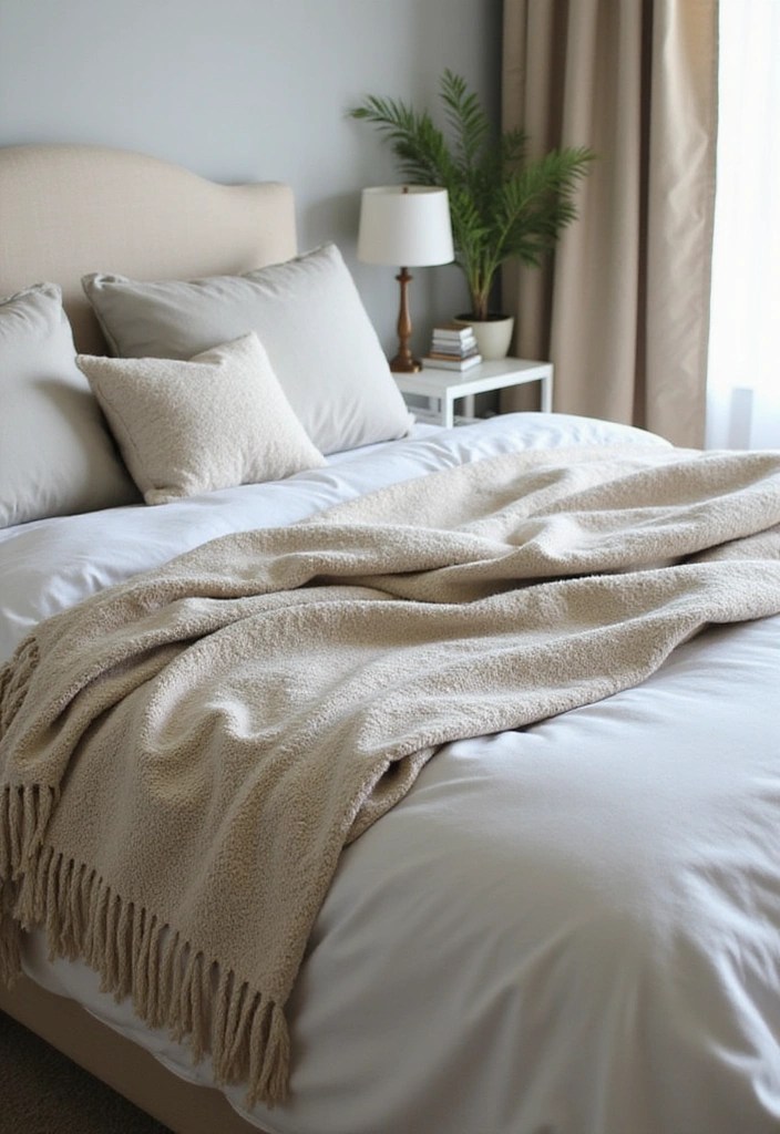 21 Tranquil Bedroom Decor Ideas You Won't Believe Cost Less Than $100! - 9. Use Soft Bedding