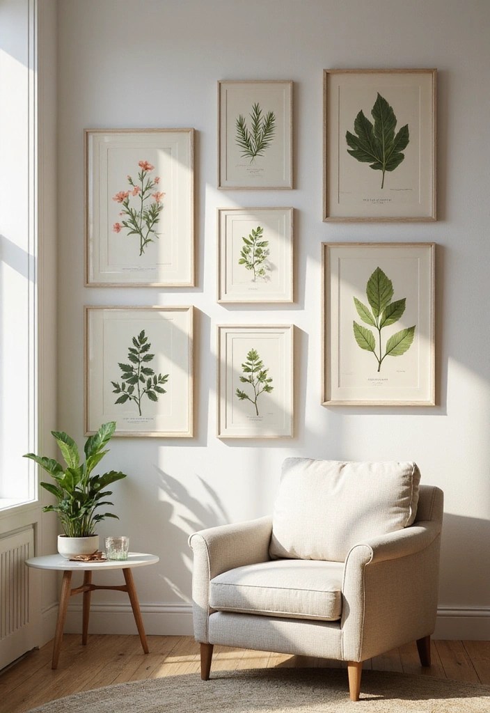 21 Vintage Wall Art Ideas That Will Add Charm and Tell a Story to Your Interior! - 3. Botanical Prints
