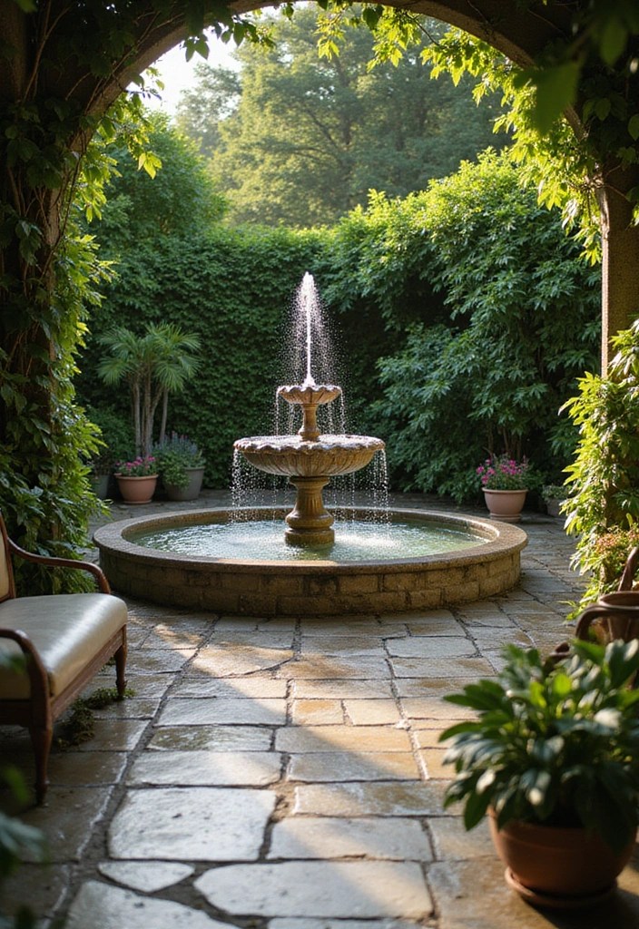 22 Gorgeous Patio Decor Ideas That'll Make Your Neighbors Envious (Good Luck Choosing Just One!) - 10. Water Features