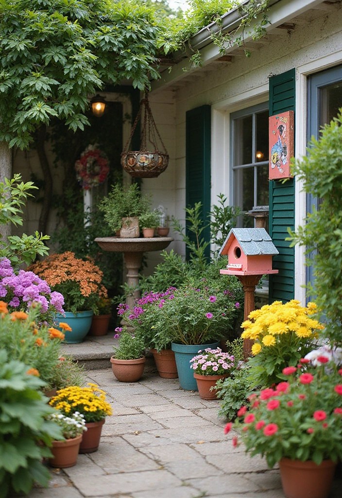 22 Gorgeous Patio Decor Ideas That'll Make Your Neighbors Envious (Good Luck Choosing Just One!) - 19. Birdhouses and Feeders