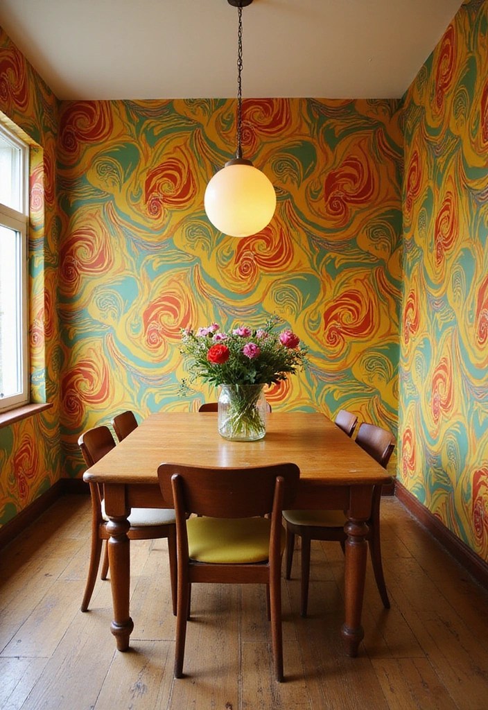 Unlock the Magic: 10 Retro Decor Ideas from the 1970s That Will Transform Your Home! - 1. Groovy Wallpaper Patterns