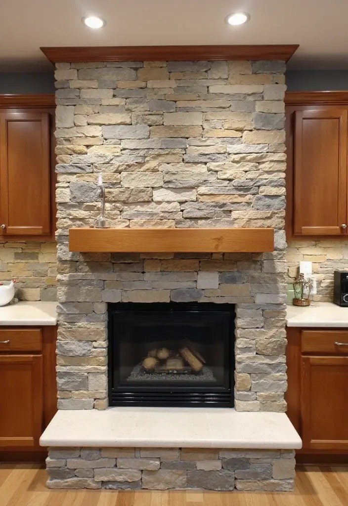 10 Tips for Incorporating Natural Materials into Your Modern Cottage Design - 2. Natural Stone Accents