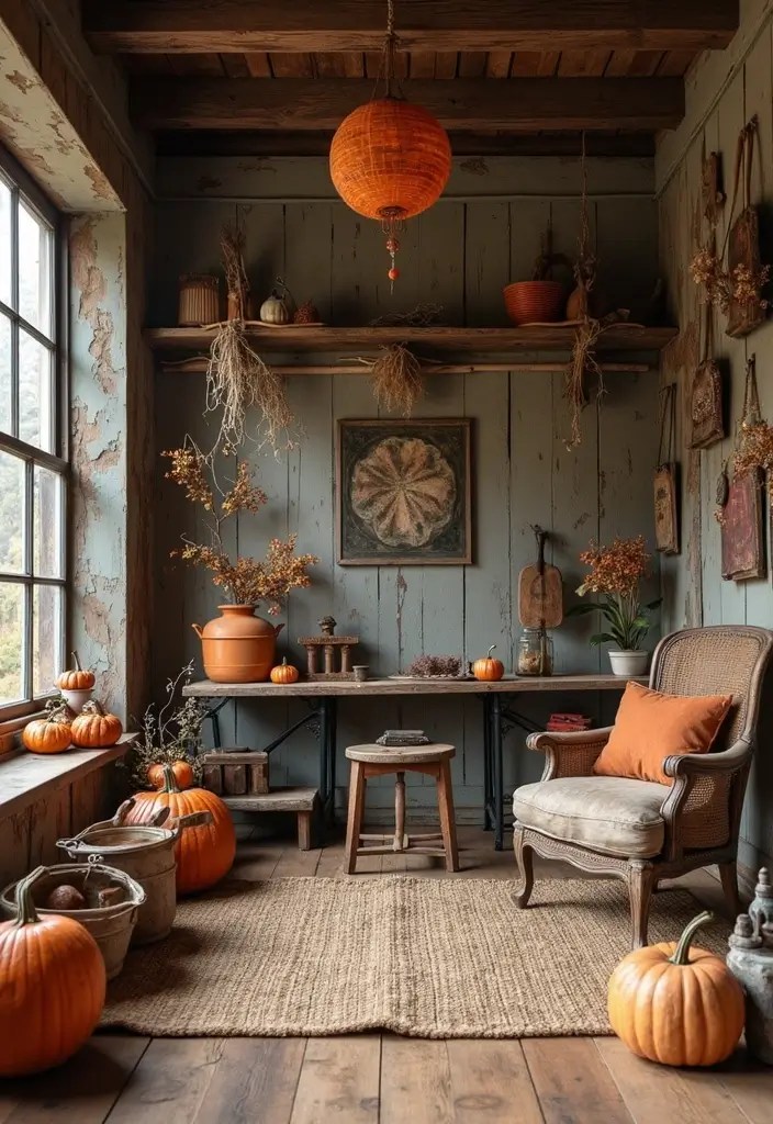 14 Autumn Decor Ideas That’ll Make Your Home Feel Like Fall (Don’t Miss #7!) - 8. Incorporate Rustic Elements