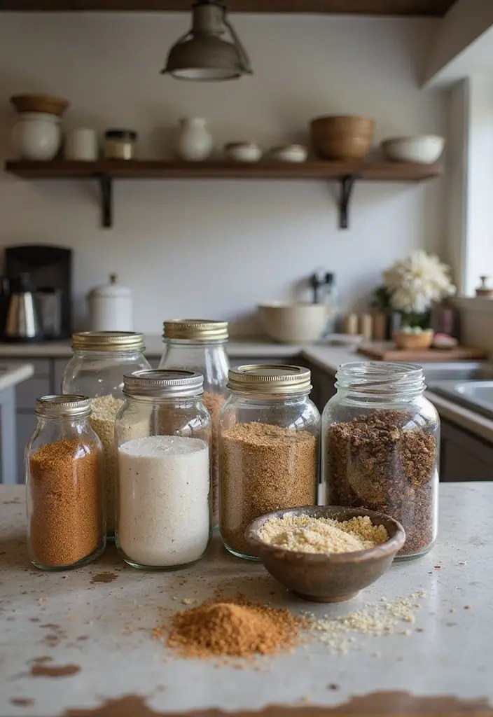 15 Kitchen Organization Hacks You Didn't Know You Needed (Prepare to Be Amazed!) - 15. Repurpose Old Jars