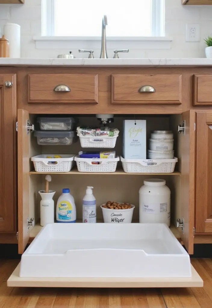 15 Kitchen Organization Hacks You Didn't Know You Needed (Prepare to Be Amazed!) - 2. Under-Sink Storage Solutions