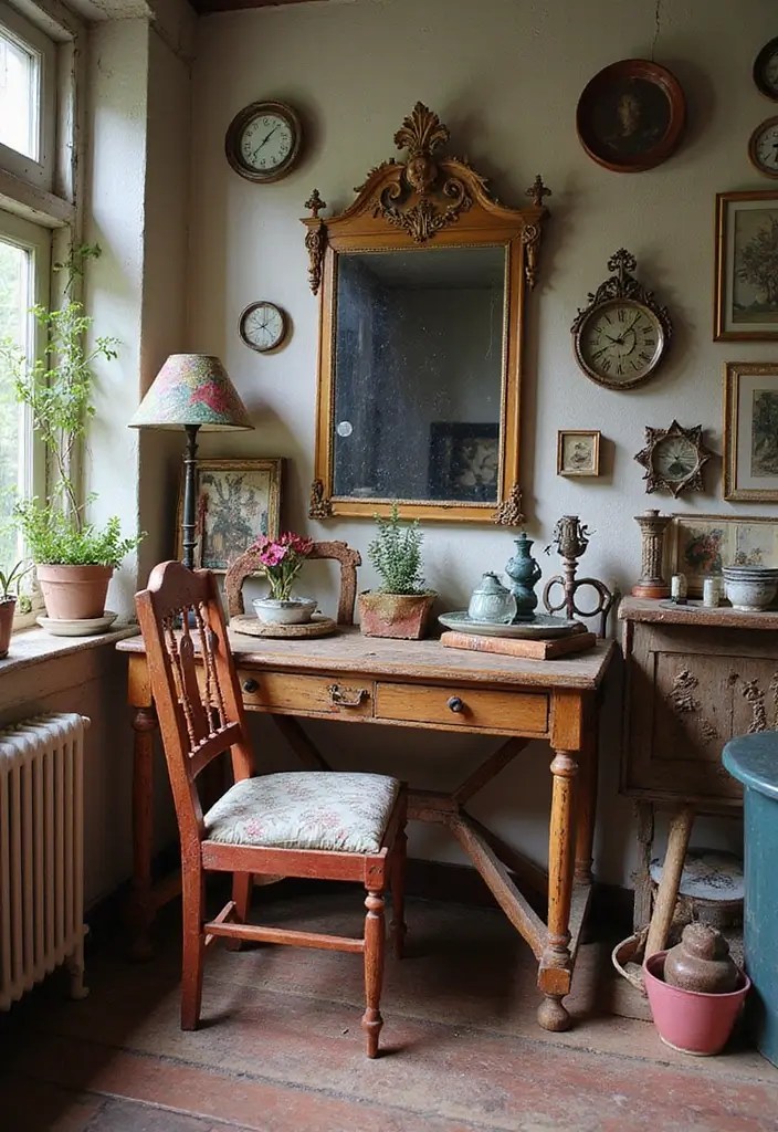 19 Sustainable Home Ideas That Prove Eco-Friendly Can Be Stylish (Don’t Miss #6!) - 6. Vintage Finds that Tell a Story